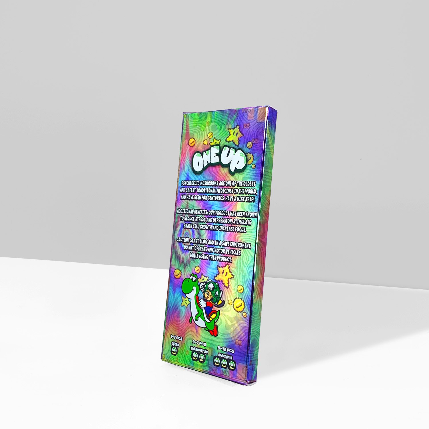 1up-3.jpg One Up Mushroom chocolate bar 3.5g - Image 4